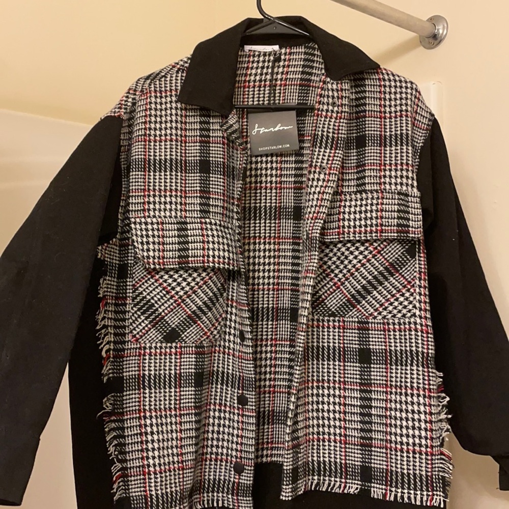 NWT Plaid & corduroy Jacket